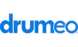 blue version of the drumeo logo