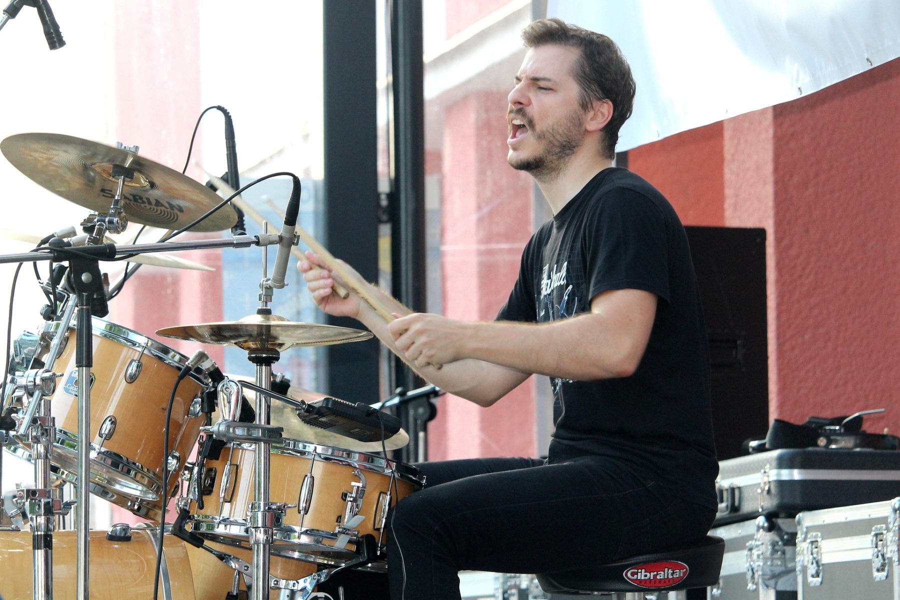 Drummer gaining music exposure